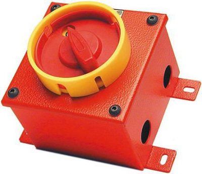 fire rated proof isolator switch
